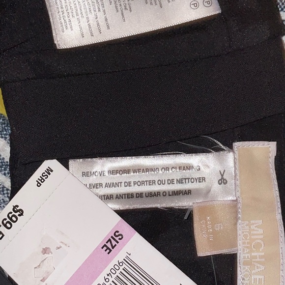Michael Kors size medium black crop top/nwt! - Picture 4 of 4